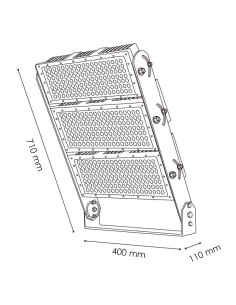 Foco Modular LED Stadium 750W 6000K 25º con Láser 2