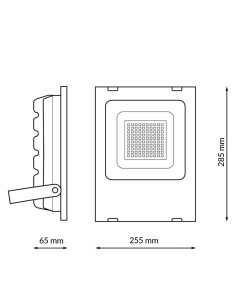 LED SMD Pro Spotlight 100W 6000K IP65 Sanan Driver 2
