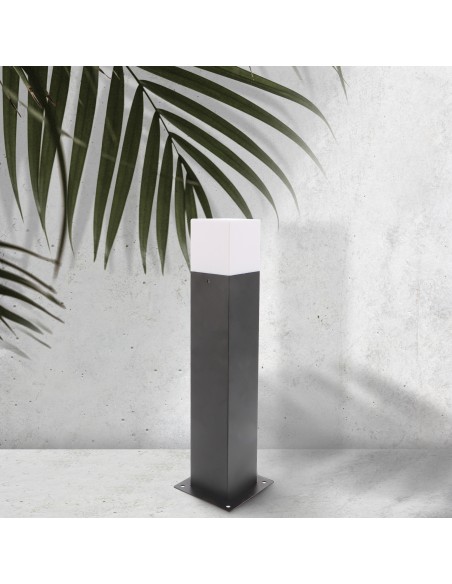 Aplique de parede design aço PMMA E27 40W IP54