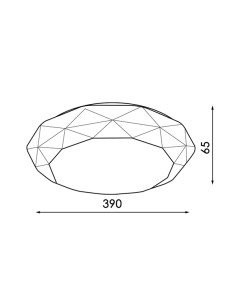 Dial 36W M LEDME Circular Ceiling Light 3000lm 6000K IP20 2