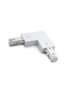 White L-Connector for Two-Way Rail M LEDME