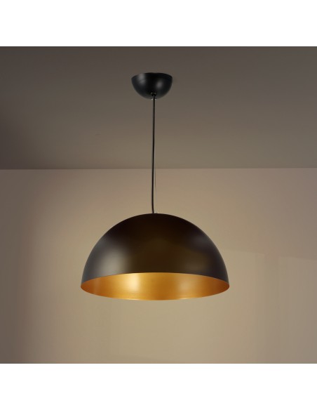 Vintage Deckenleuchte Pople M LEDME 400x240 mm in Metall