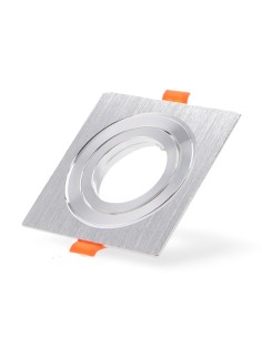 Square Nickel Swivel Ring LEDME 90x90 mm