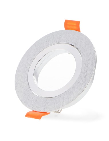 Square Nickel Swivel Ring LEDME 90x90 mm