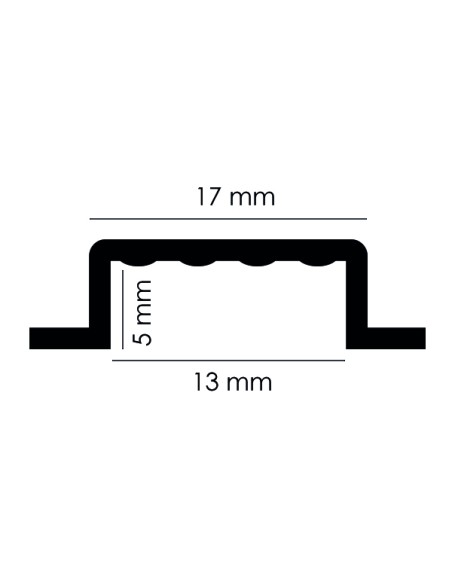 Grapa Faixa LED 220Vac marca M LEDME material PC