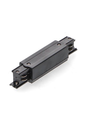 Inline connector with separator for black aluminum three-phase busbar