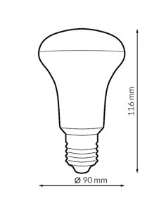 M LEDME E27 R90 LED Bulb 15W 6000K 2