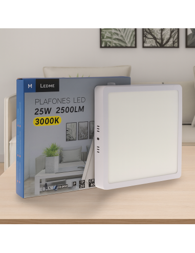 Aufputz-Panel Slim rechteckig 25W 6000K