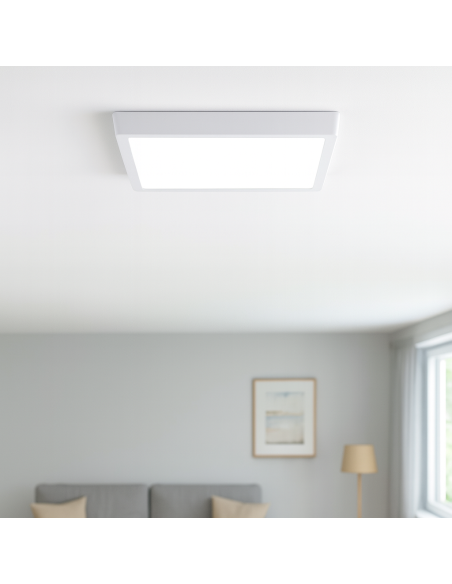 Slim Surface Panel Square 25W 6000K