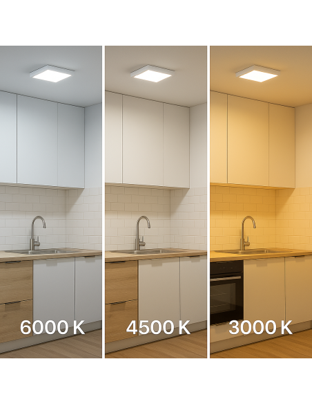 Slim Square Surface Panel 25W 3000K