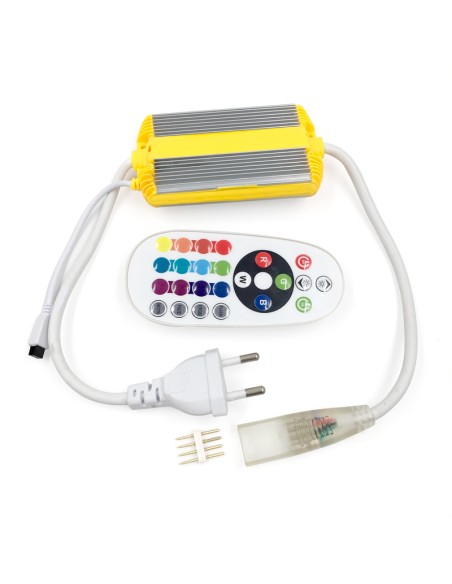 Controller per striscia LED RGB Rozok 220V con telecomando - DSC