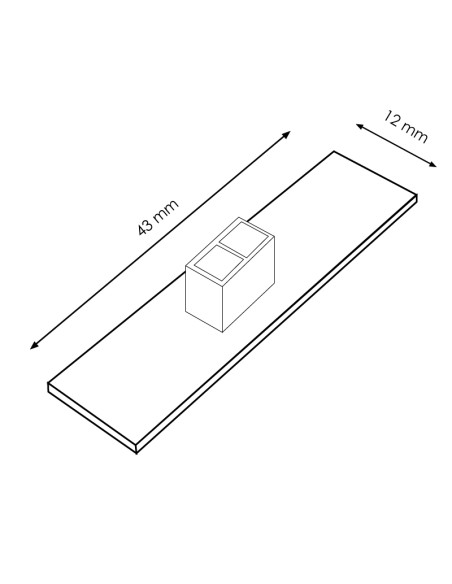 Dimmer a infrarossi per striscia LED M LEDME 60W IP20
