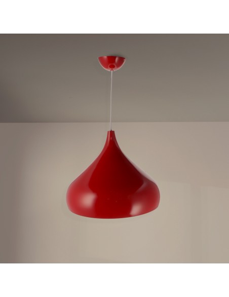 Lampada da soffitto Coppen Red M LEDME E27 Metal