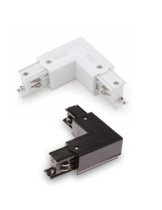 M LEDME Type L Connector for Three-Phase Rail White M