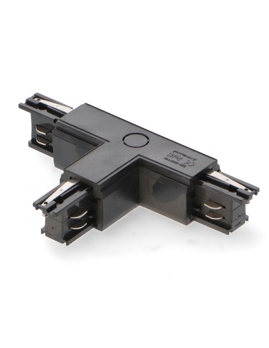White T-Type Connector for Three-Phase Rail M LEDME