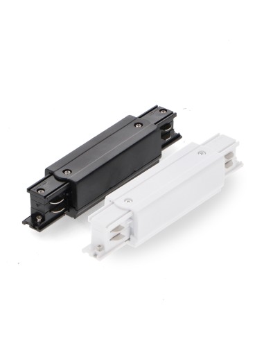White T-Type Connector for Three-Phase Rail M LEDME