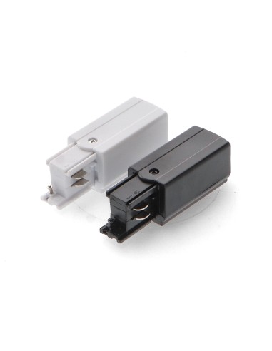 White T-Type Connector for Three-Phase Rail M LEDME
