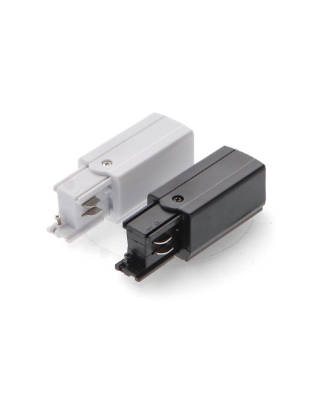White T-Type Connector for Three-Phase Rail M LEDME