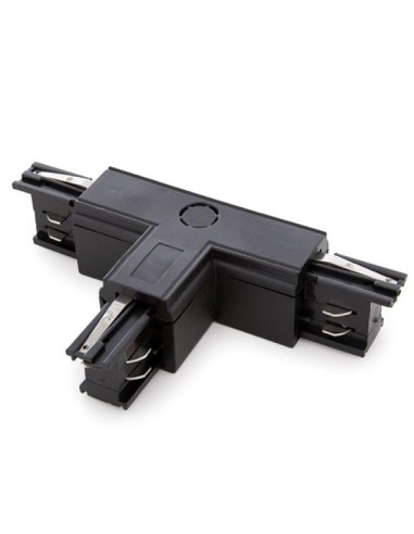 White T-Type Connector for Three-Phase Rail M LEDME