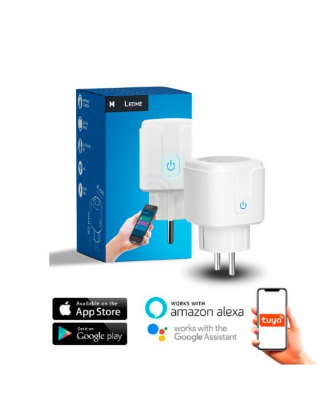 Tomada WiFi Smarthome 16A LEDME com App
