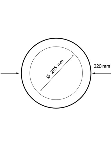 Panel Led Circular Serie Slim 20W 4500k Marca M LEDME