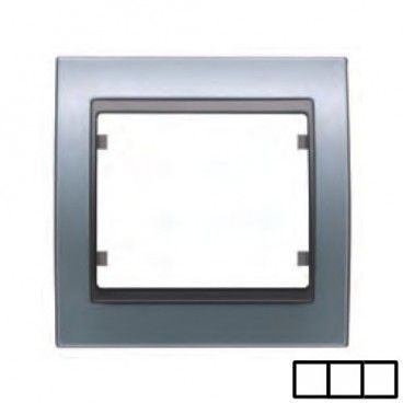 Marco 3 elementos ALUMINIO PRUSIA BJC 22003-AP