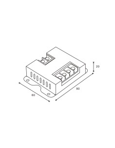 LEDME-Signalverstärker 12-24V DC-Stromversorgung 5-24V 2