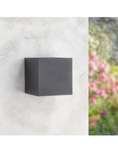 Black Cube LED Wall Light 6W CCT