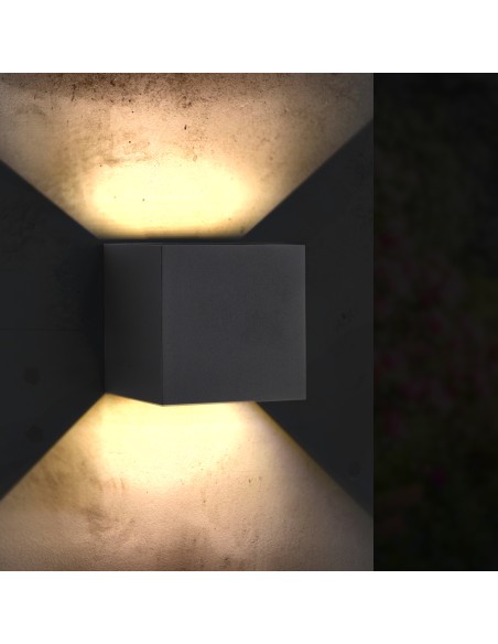 Applique da Parete LED Black Cube 6W CCT
