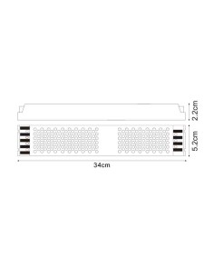 Alimentation Slim LEDME 400W 12Vdc IP44 2