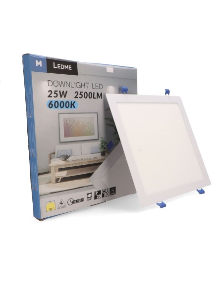 Square LED Panel M LEDME 25W 30x30cm Aluminum 2835