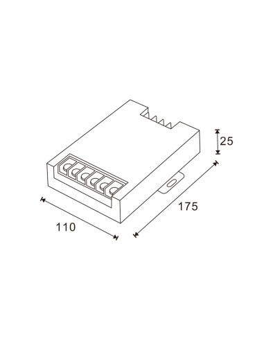Amplificador de sinal RGB LEDME 5-24V
