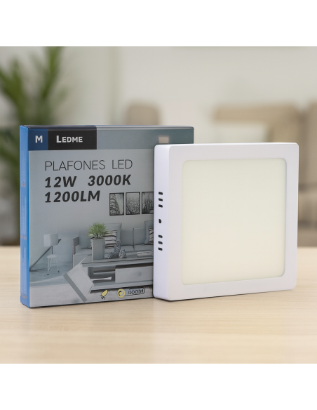 Surface Panel Slim Square Series 12W 4500K