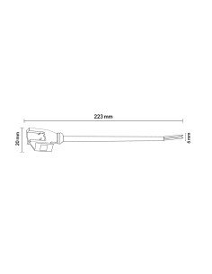 Crimpable Adapter Cable for LED Strip 220Vac M LEDME 2