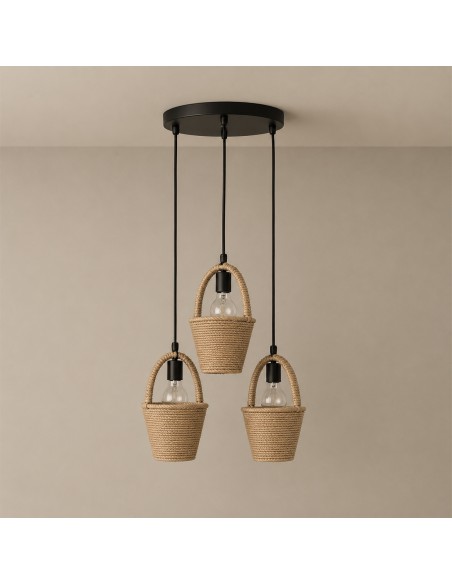 Lampe Plafond Dsc M LEDME avec source 3XE27