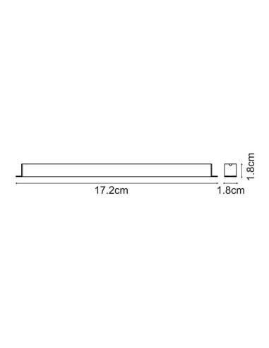 LEDME 15W 12V DC Aluminum Surface Mount Power Supply