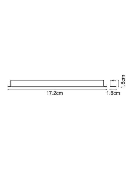LEDME 15W 12V DC Aluminum Surface Mount Power Supply