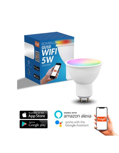Lâmpada LED Smarthome E27 A60 10W RGB+CCT com App