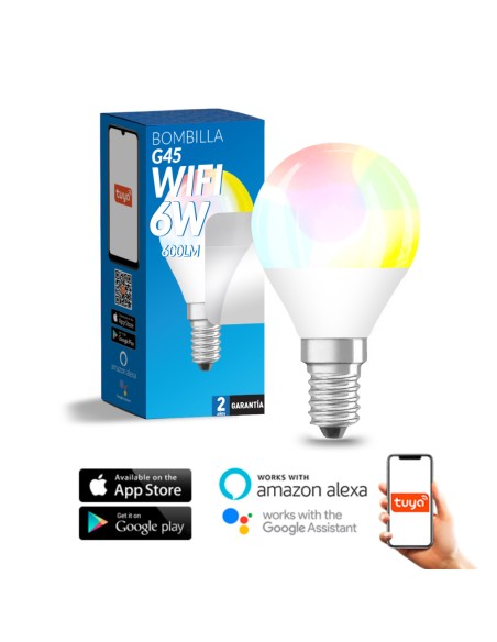 Lâmpada LED Smarthome E27 A60 10W RGB+CCT com App