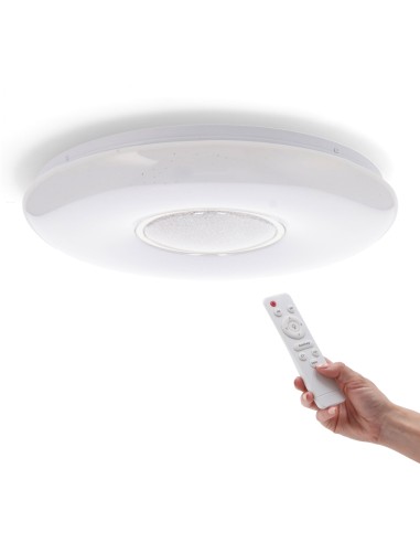 Plafonnier LED circulaire Turin 40W M LEDME polycarbonate