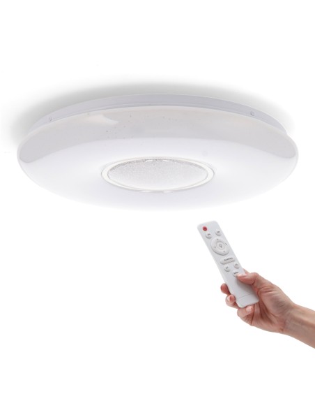 Plafonnier LED circulaire Turin 40W M LEDME polycarbonate