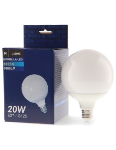 LED Bulb E27 G125 20W M LEDME