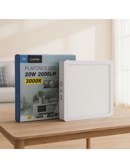 Surface Panel Slim Square Series 20W 4500K SMD 2835