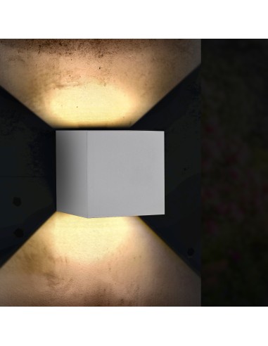 Applique LED White Cube 12W CCT IP54
