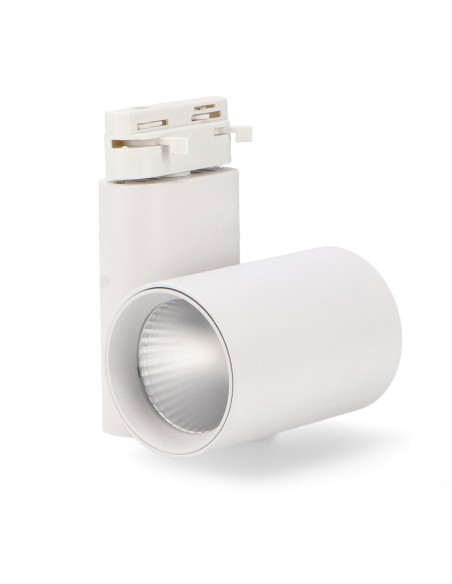 White Bernado 40W Single-phase LED Track Light Dsc 4500K