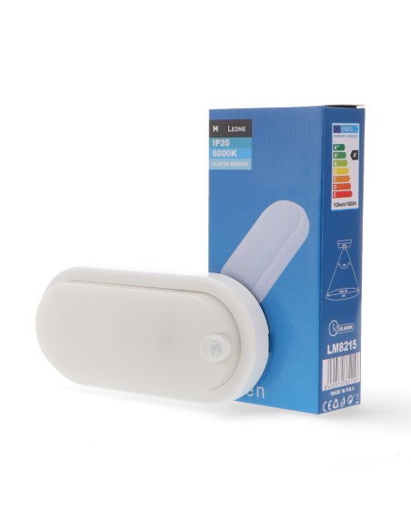 LED Sphere Wall Light M LEDME 12W Motion Sensor IP54