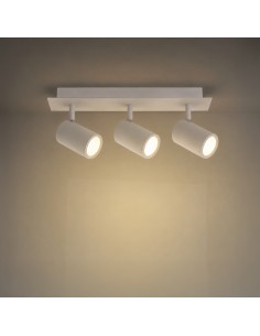 LEDME Deckenapplikation Dsc 3 Leuchten GU10 Aluminium