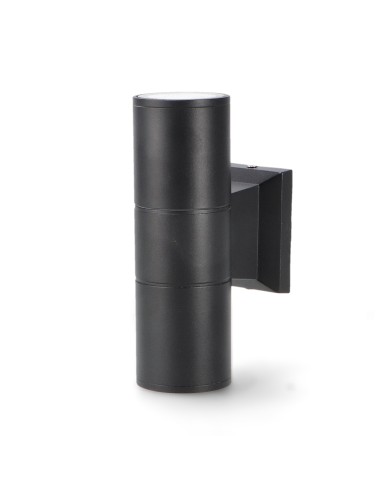 Black Tube Wall Light IP54 M LEDME
