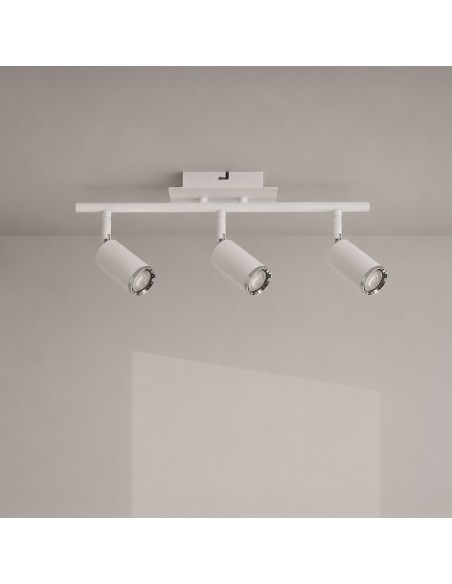 Applique de plafond Gu10 City 3 spots M LEDME Aluminium