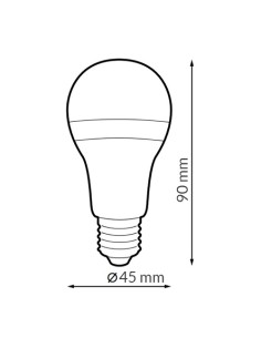 Ampolla LED E27 G45 5W - Dsc 3000k 2